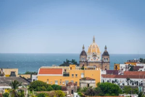 Panoramic view of city of Cartagena