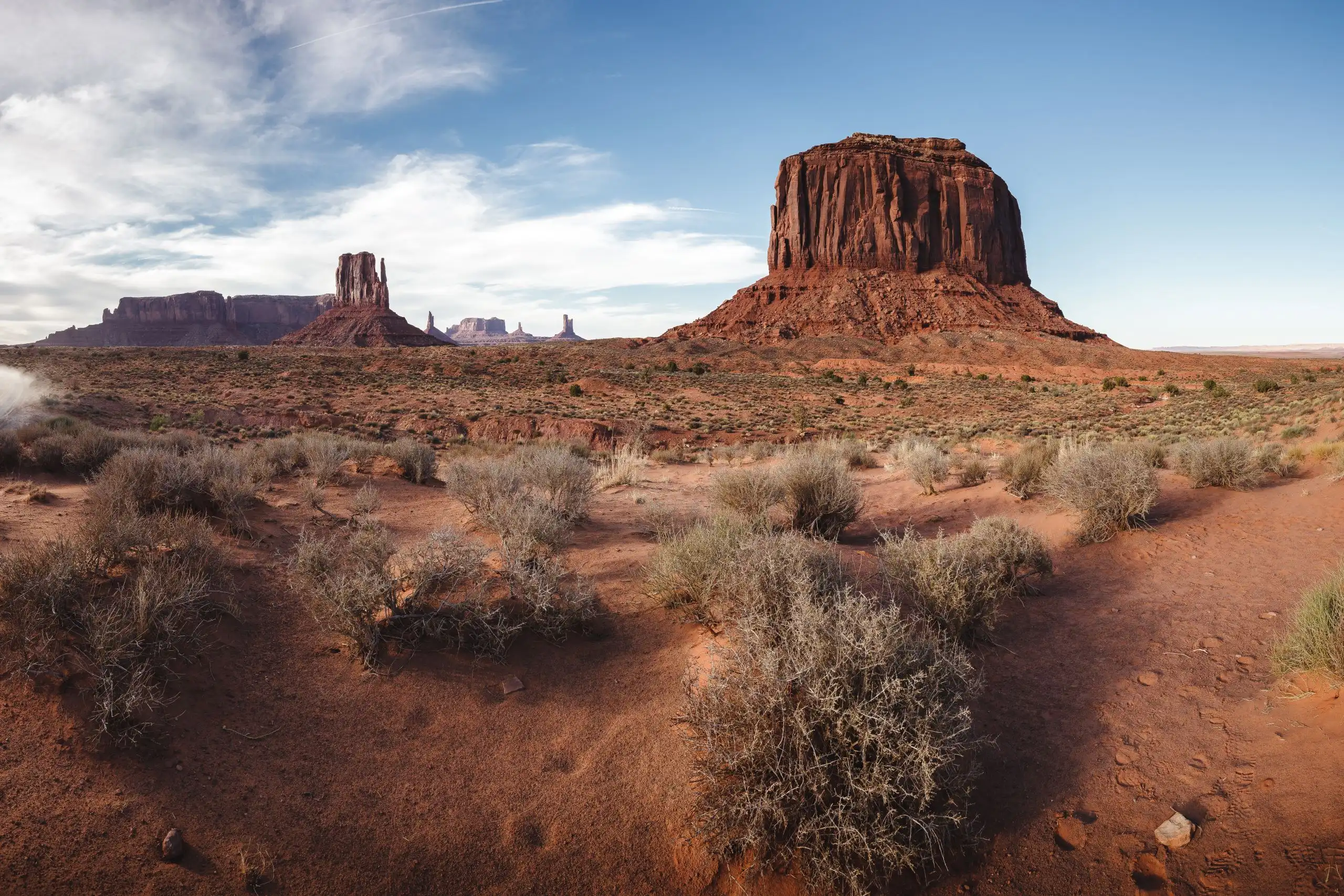 late afternoon in monument valley